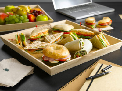 Heavy Duty Wooden Tray 13.75”x13.75”x1.5” 1/10ct - Image 2