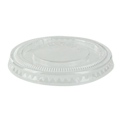 Clear PET Lid For 2oz Souffle / Portion Cup 1/2000ct