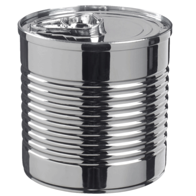 7.44 oz. (120 mL) Mini Tin Can 1/100ct